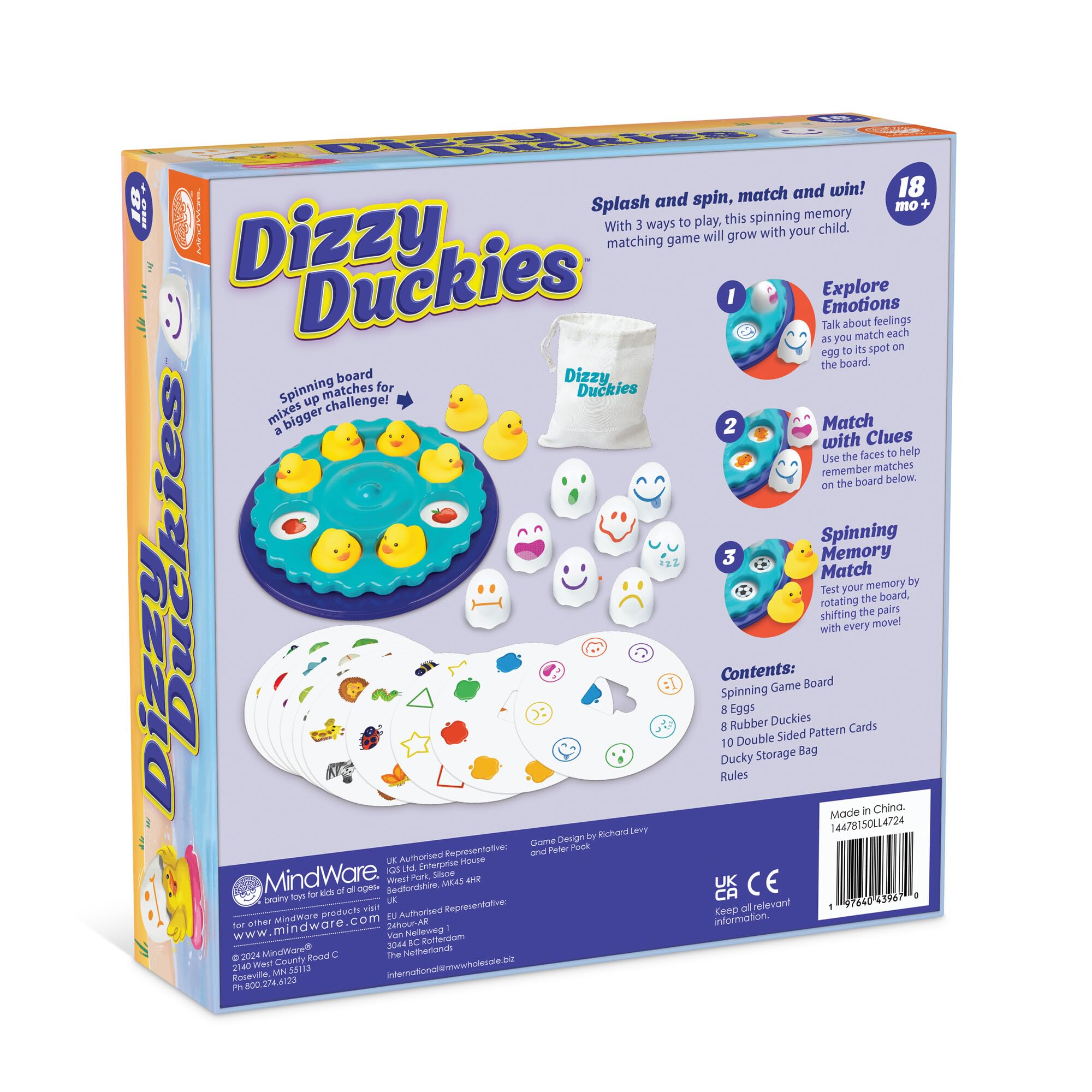MindWare Dizzy Duckies cooperative play encourages teamwork and shared problem solving.
