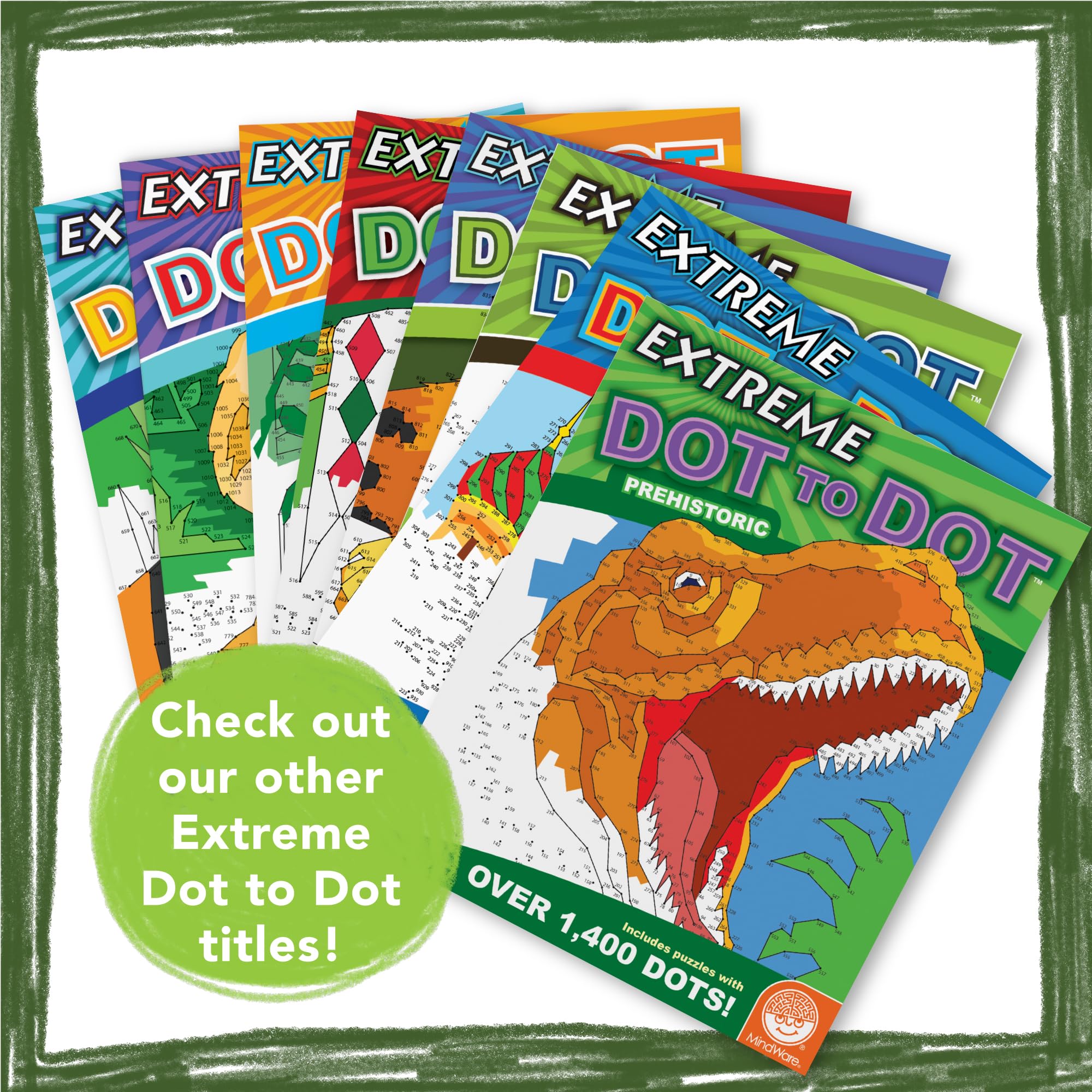 MindWare Extreme Dot-to-Dot National Parks family activity suits kids and adults.