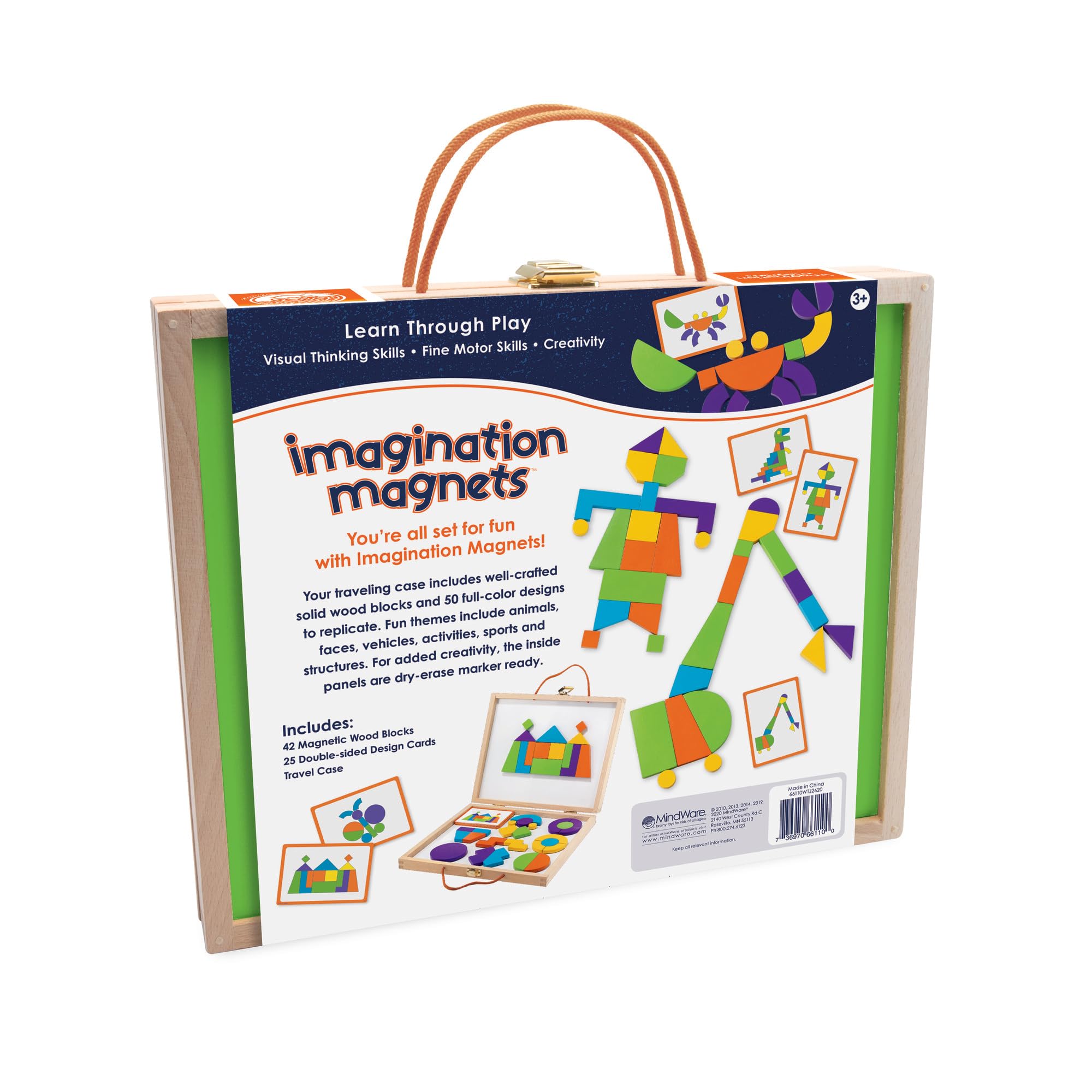 MindWare Imagination Magnets suitable for ages three and up.