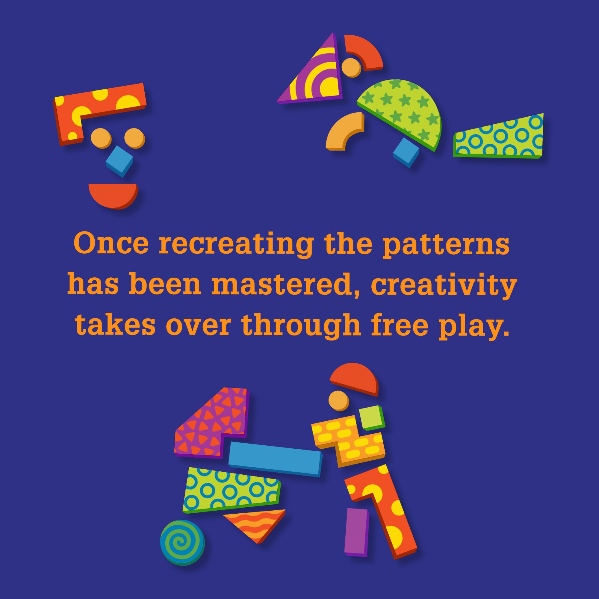 MindWare Imagination Patterns classroom play supports independent or group design