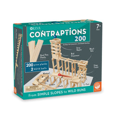 MindWare KEVA Contraptions wooden planks for creative building and problem solving.
