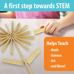 MindWare KEVA Junior pattern cards sample illustrating design ideas