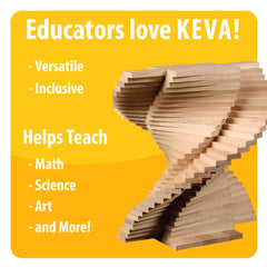 MindWare KEVA maple wood close-up highlighting grain and durability