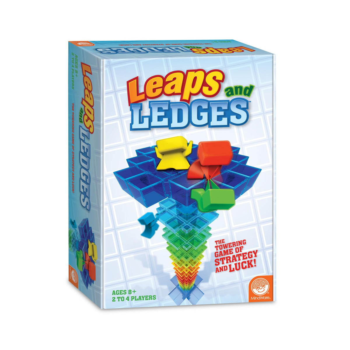 MindWare Leaps and Ledges base and tower setup for exciting high-stakes play