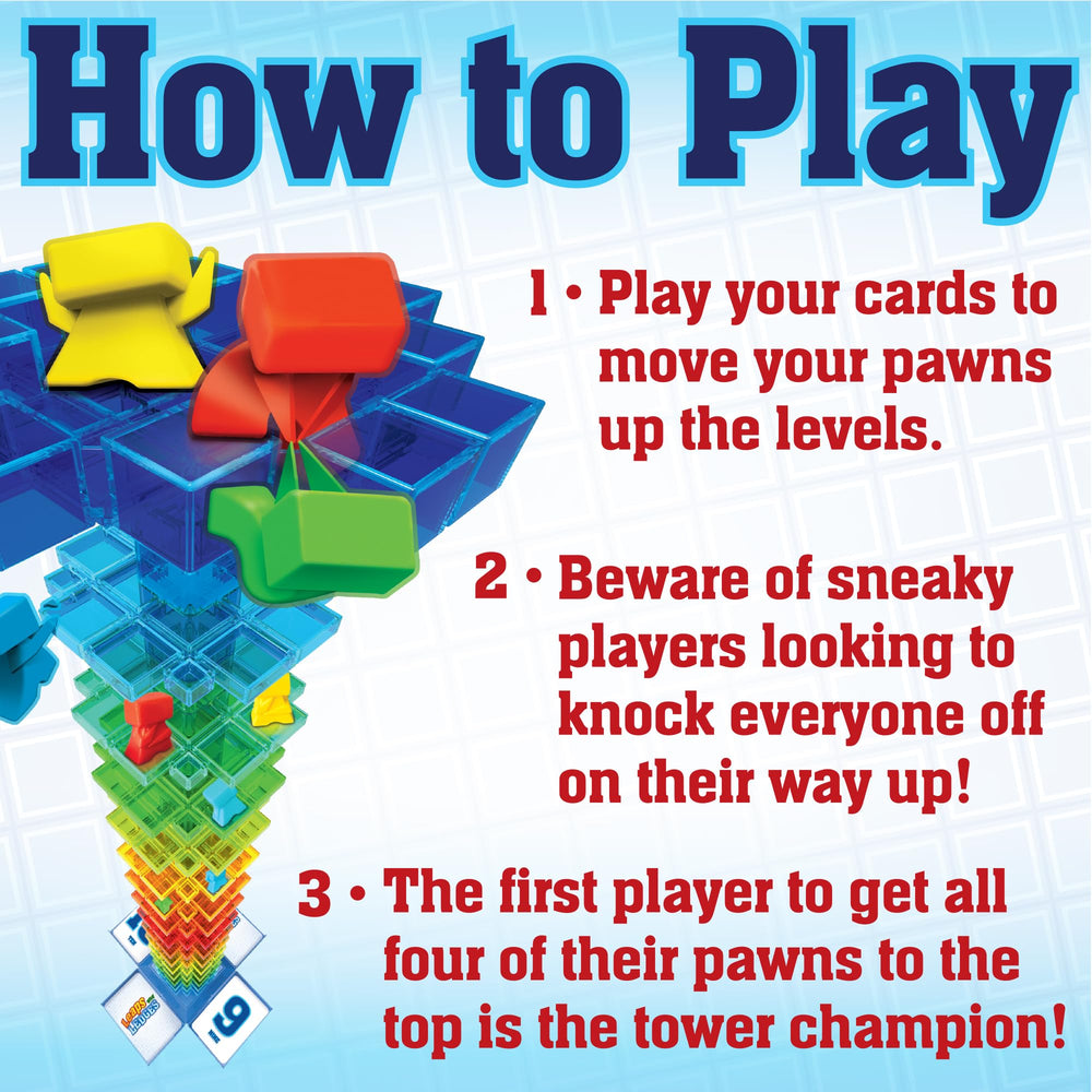 MindWare Leaps and Ledges colorful pawns for quick friendly competition