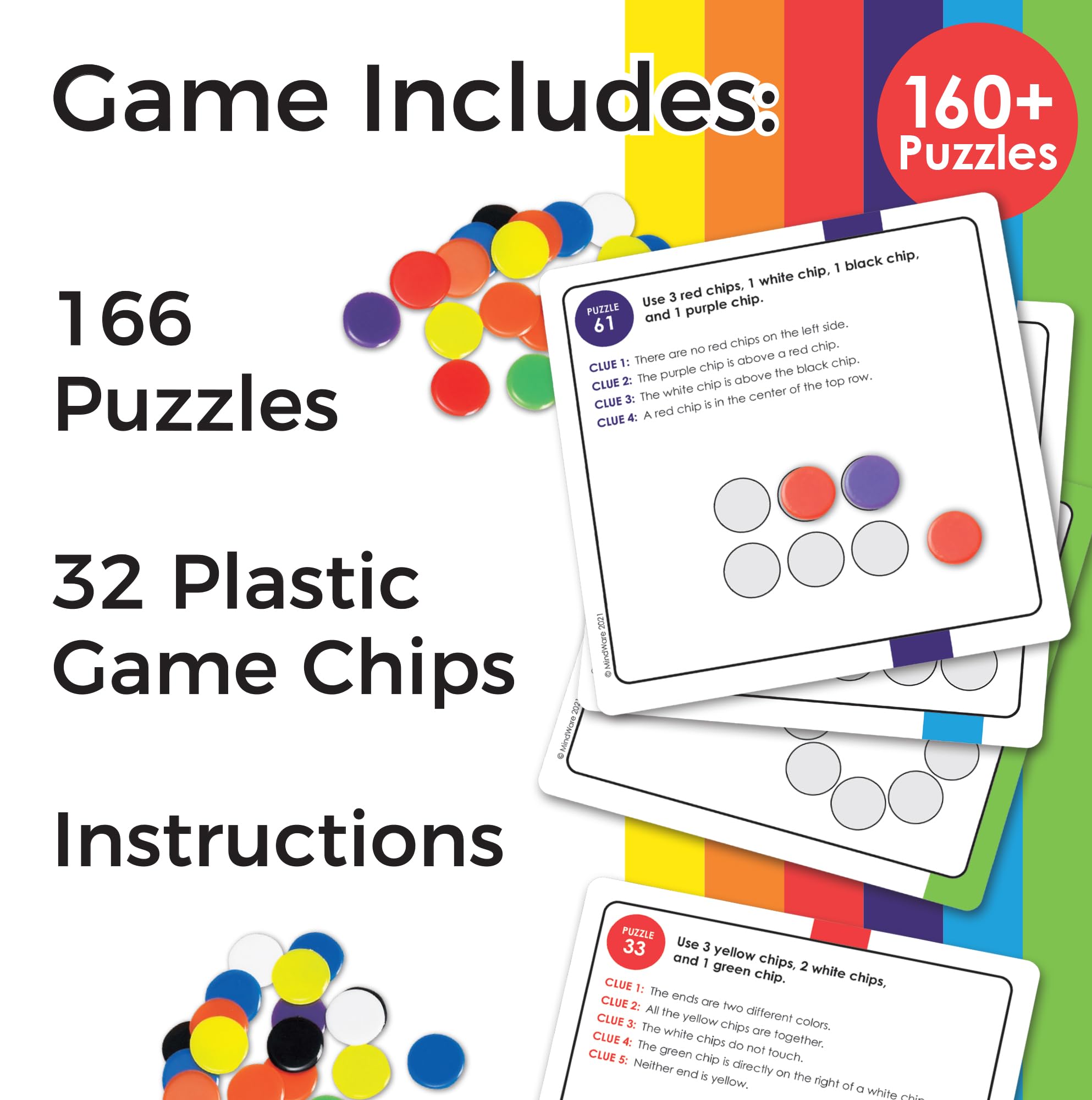 MindWare Logic Links 166 puzzles for extended replay value