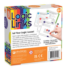 MindWare Logic Links 32 chips included for versatile puzzle setup