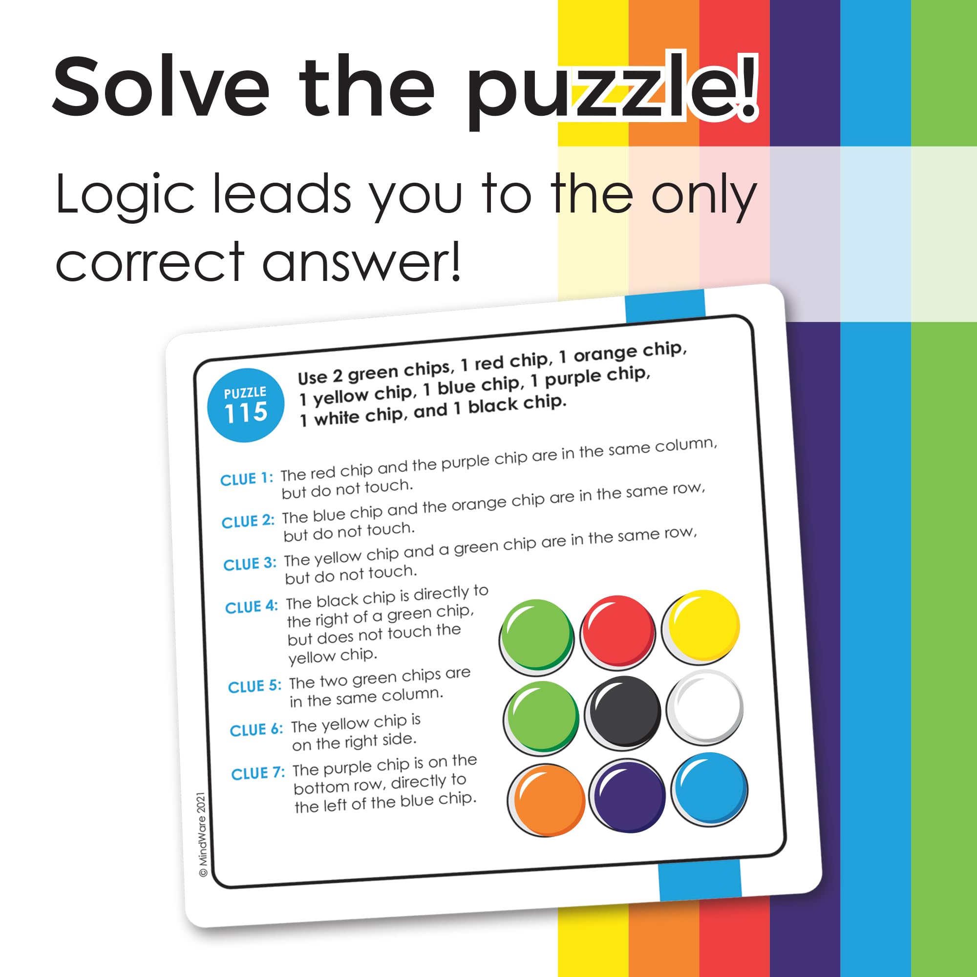 MindWare Logic Links race against time mode with puzzles in play