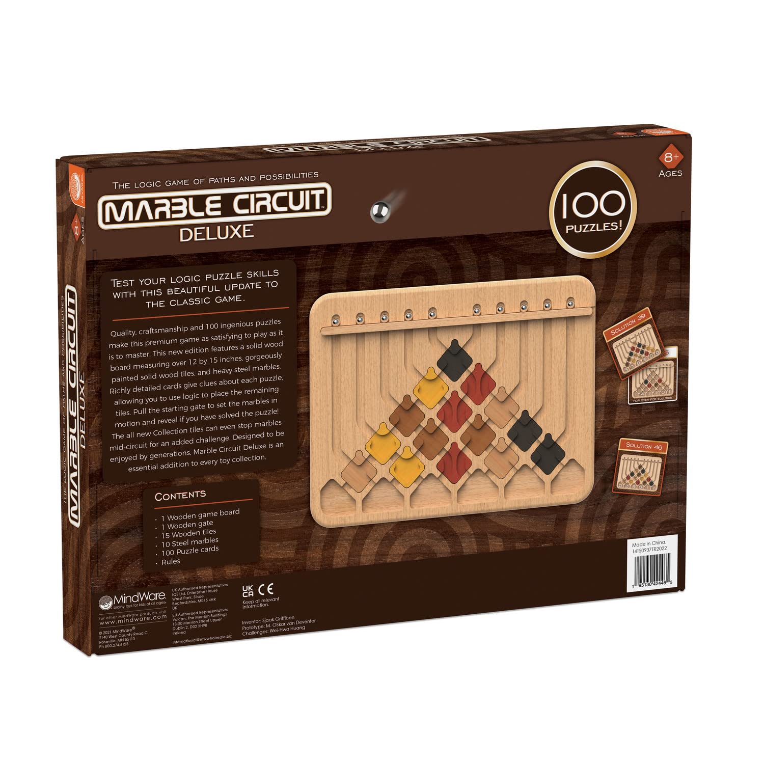 MindWare Marble Circuit Deluxe complete setup ready for play