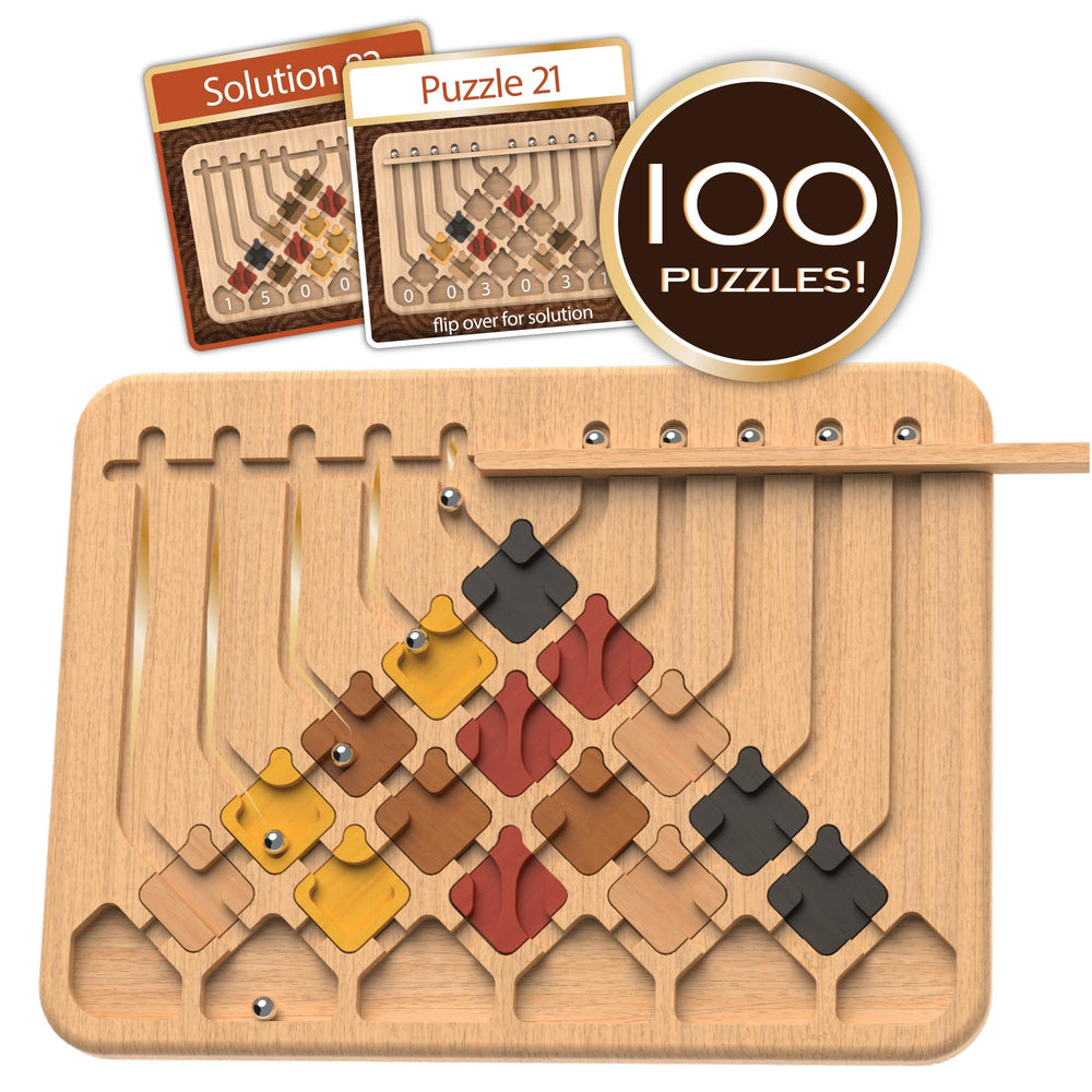 MindWare Marble Circuit Deluxe puzzle cards offering varied challenges