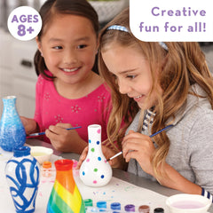MindWare Paint Your Own Vases brush included for smooth painting