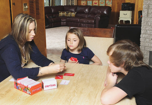MindWare PicWits caption cards fuel playful, outrageous prompts and creative scoring.