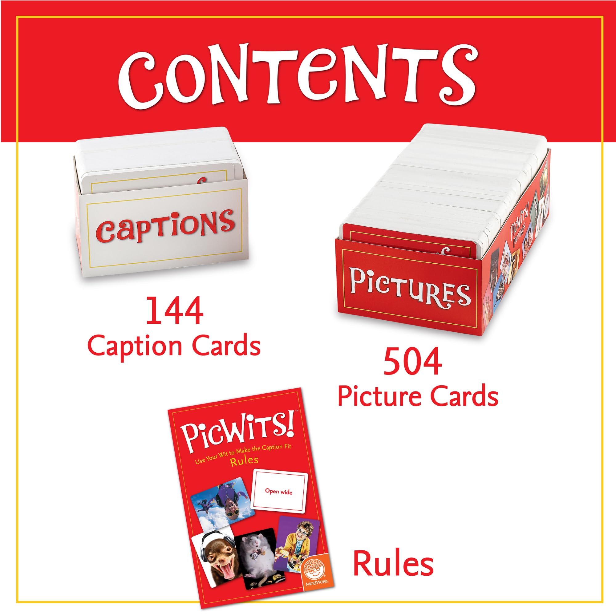 MindWare PicWits glossy, durable cards deliver vibrant visuals.