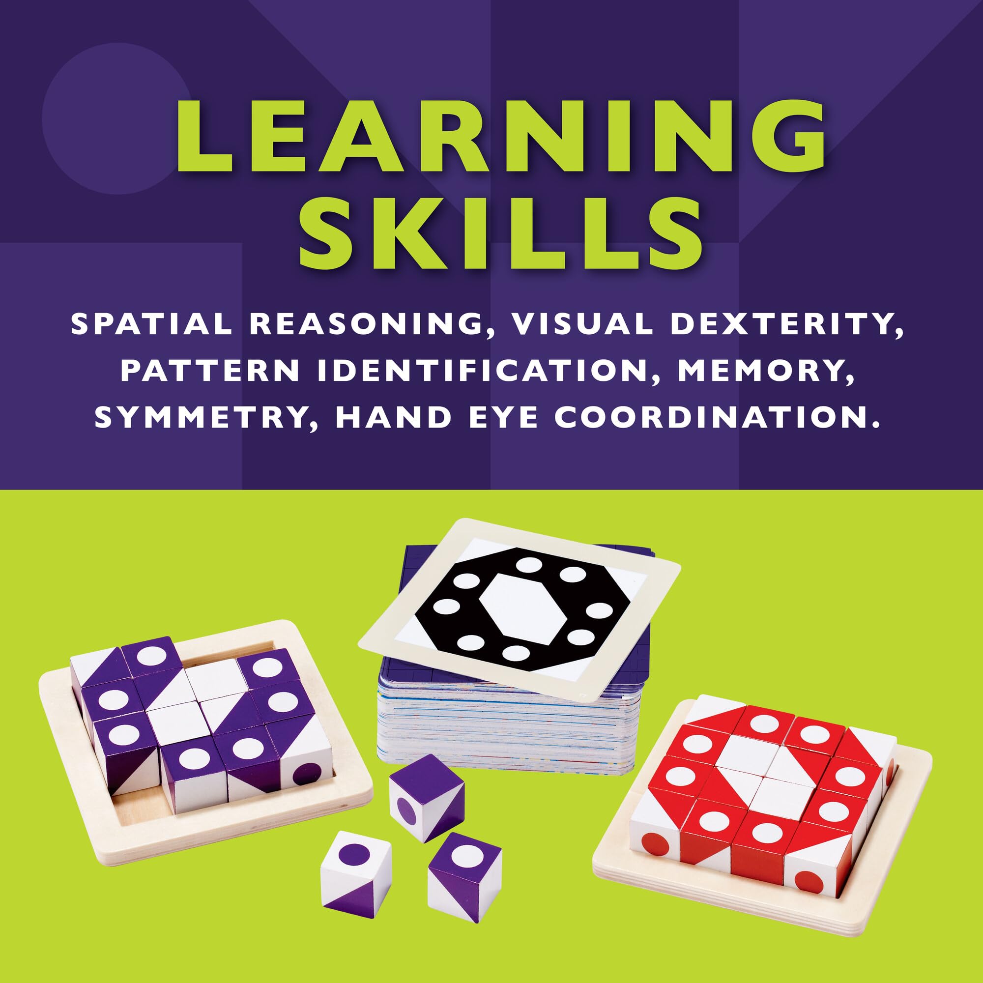 MindWare Q-Bitz three ways to play deliver varied challenges each session.