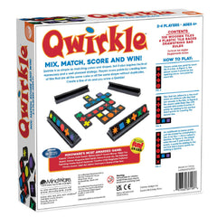 MindWare Qwirkle deluxe box with logo ready for storage and setup.