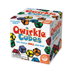 MindWare Qwirkle Cubes creative-challenge session highlights creativity with patterns.