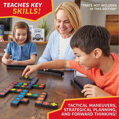 MindWare Qwirkle wooden tiles ready for family game night.