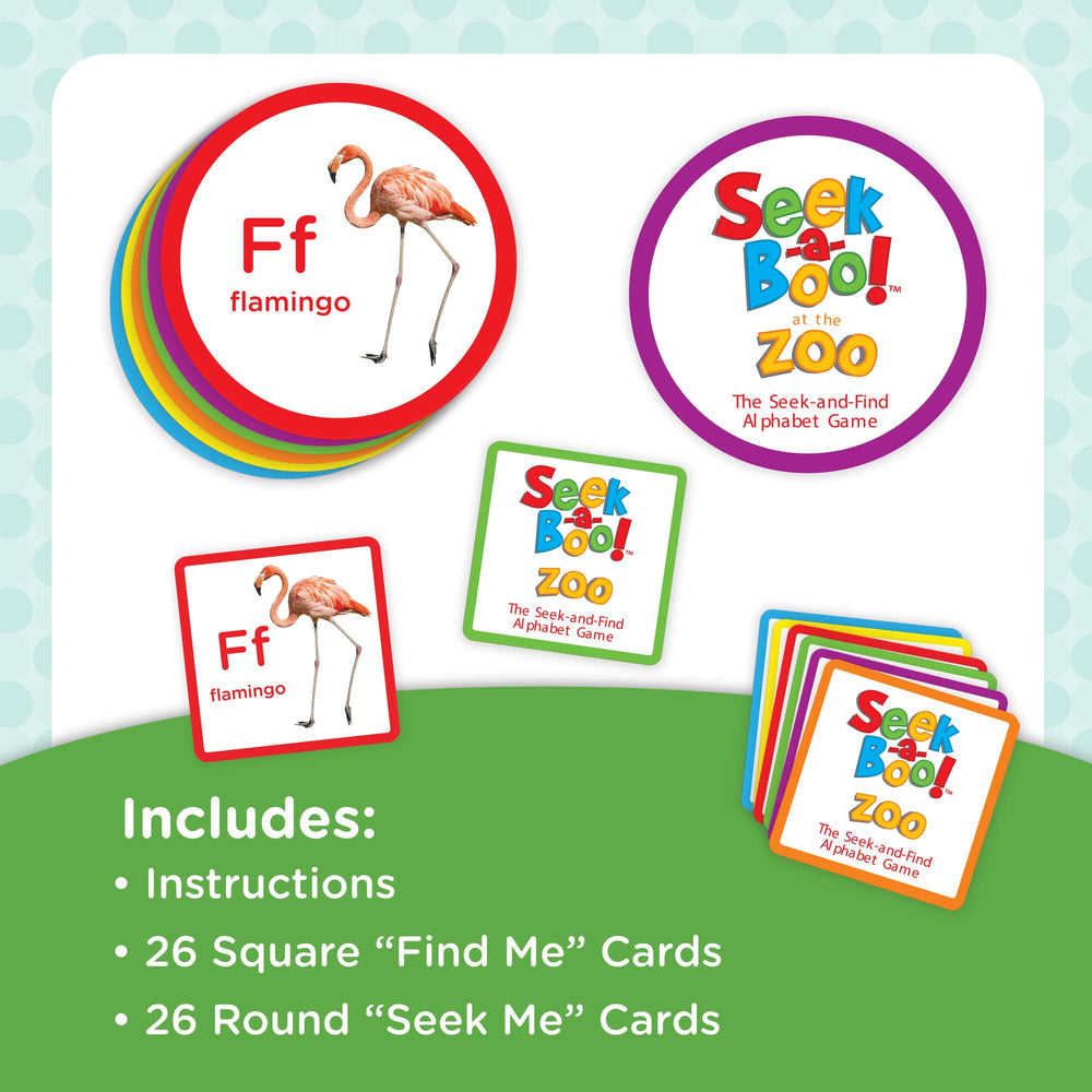 MindWare Seek-a-Boo at The Zoo Find Me cards ready for quick discovery.