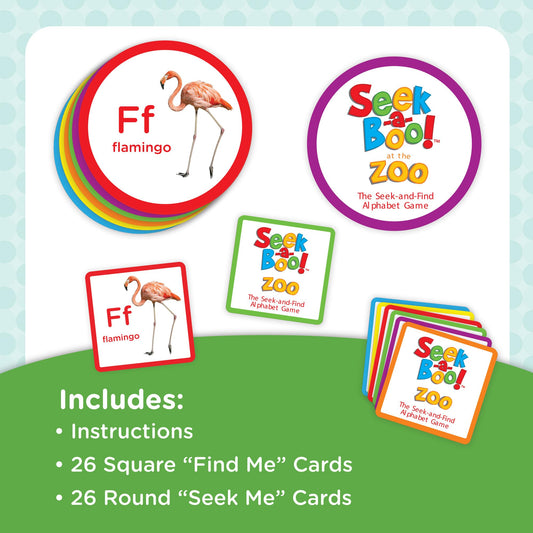 MindWare Seek-a-Boo at The Zoo Find Me cards ready for quick discovery.