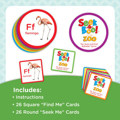 MindWare Seek-a-Boo at The Zoo Find Me cards ready for quick discovery.