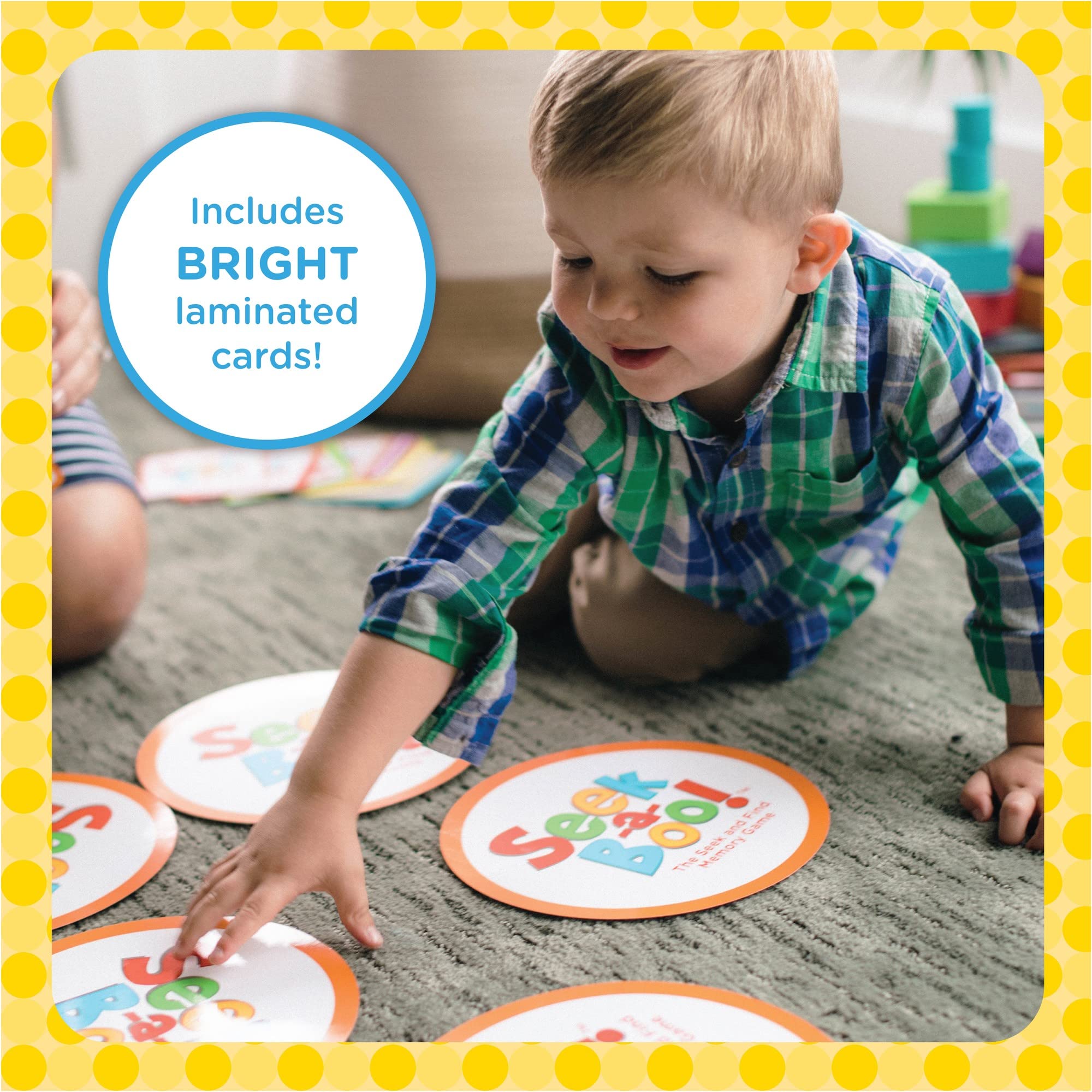 MindWare Seek-a-Boo parent guide included for creative play ideas.