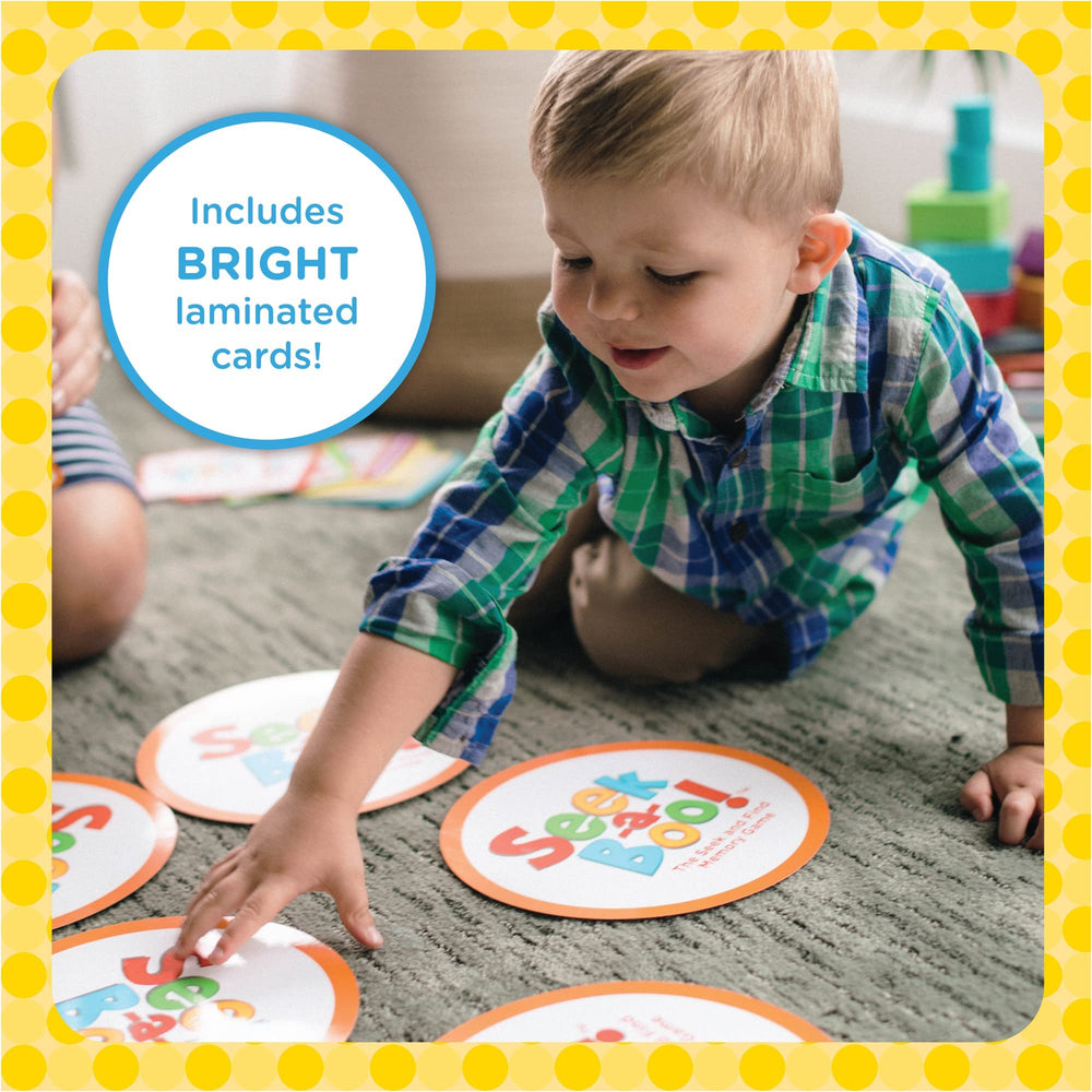 MindWare Seek-a-Boo parent guide included for creative play ideas.