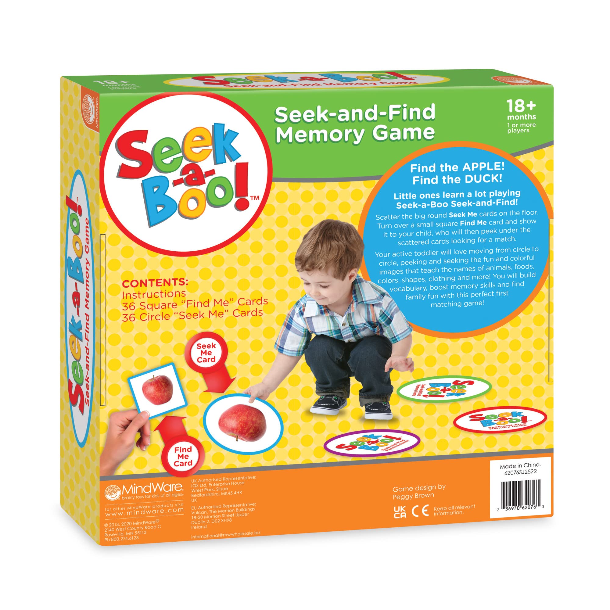 MindWare Seek-a-Boo toddler flash cards boost early language exploration.