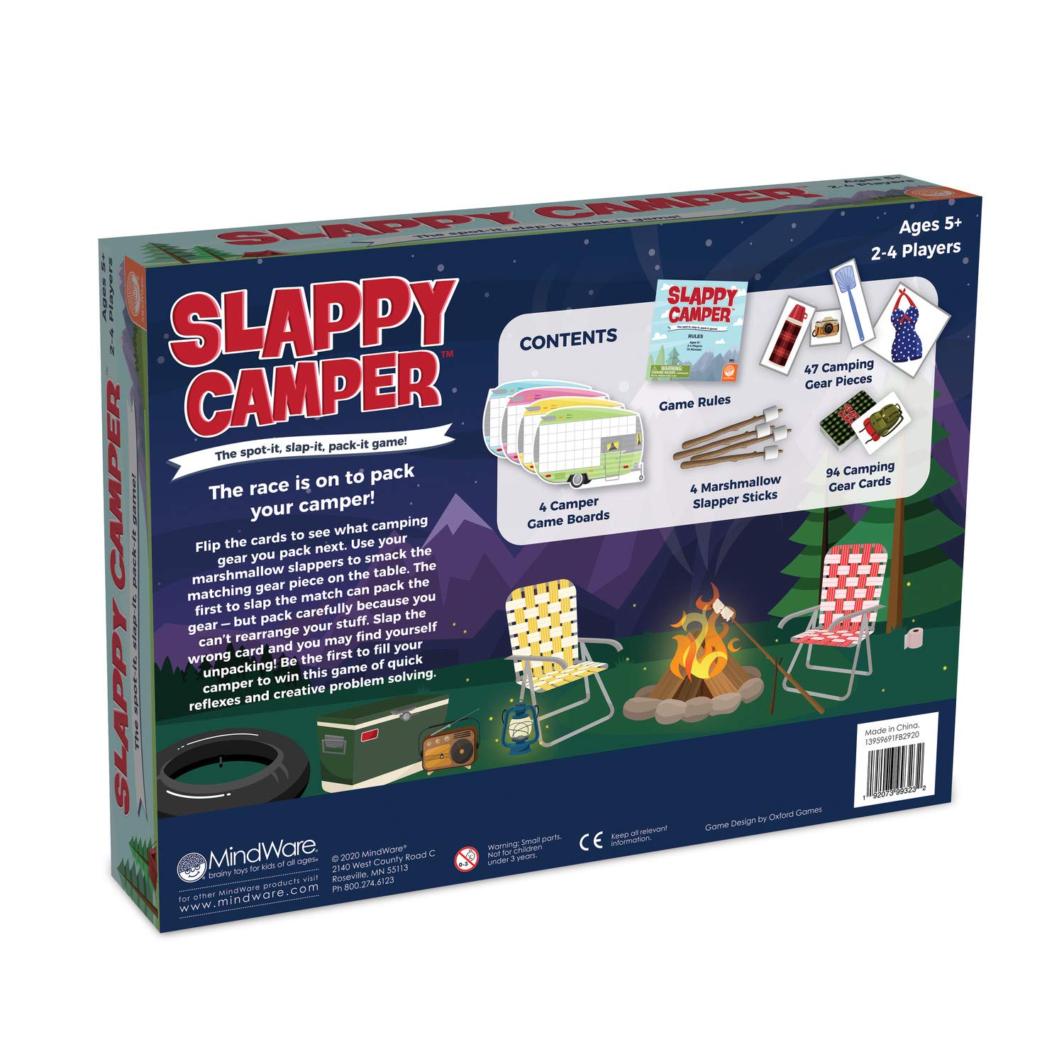 MindWare Slappy Camper instructions provide clear guidance and smooth start-to-fun.