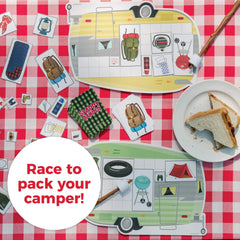 MindWare Slappy Camper marshmallow slapper sticks in action boost reflexes during play.