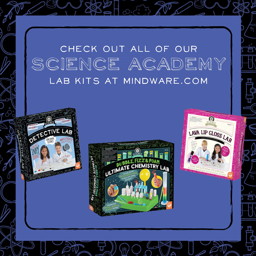 MindWare educational kit with safe, non-toxic ingredients for experiments