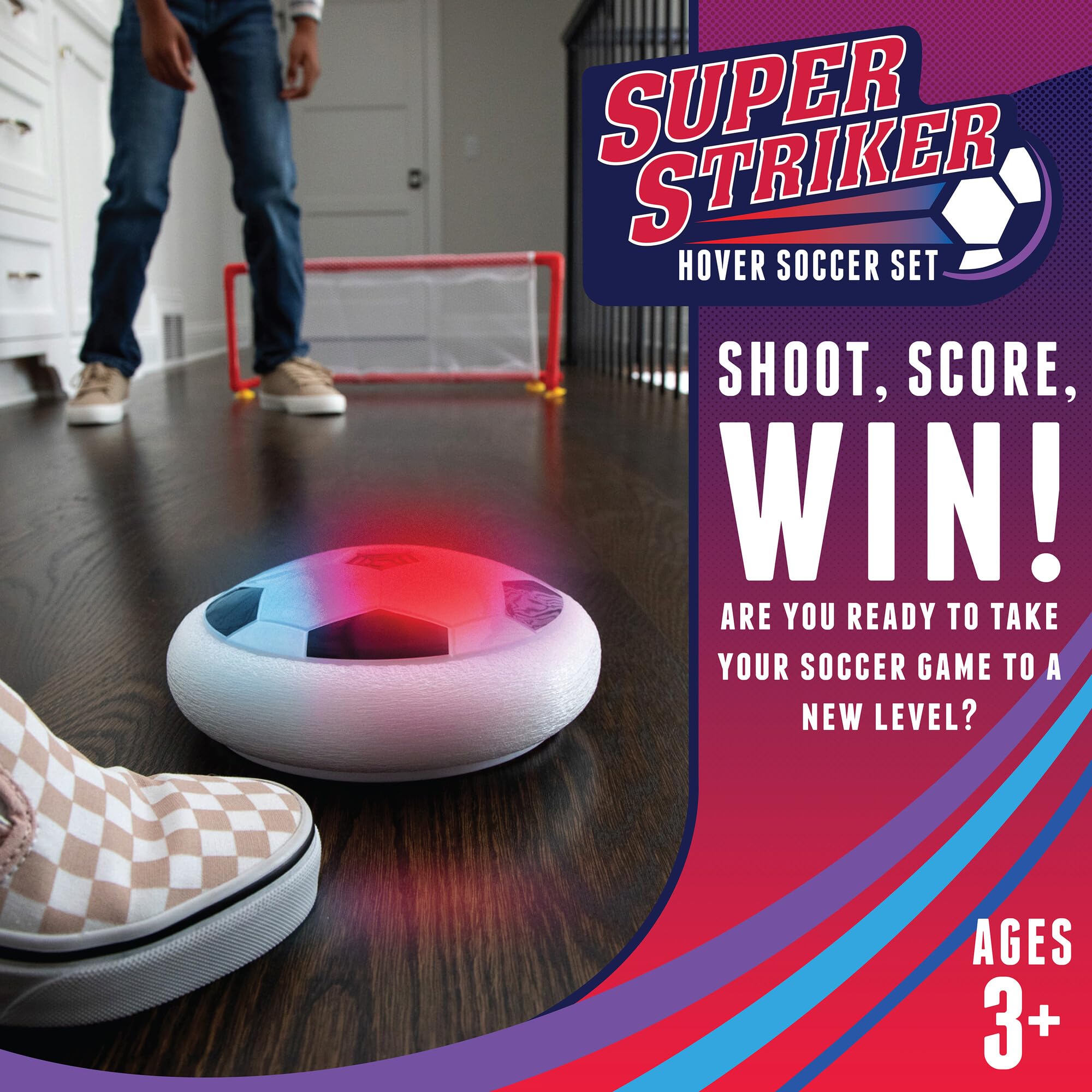 MindWare two nets for indoor soccer enable solo or two-player games