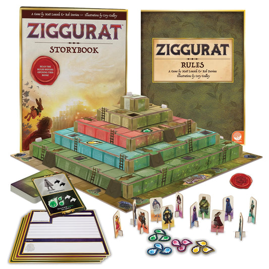 MindWare Ziggurat game board with six levels for cooperative play.