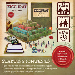MindWare Ziggurat 12 hero cards for team-based strategy.