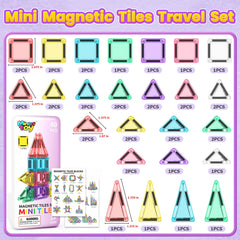 Minecftoy equilateral triangle tiles for creative building during travel