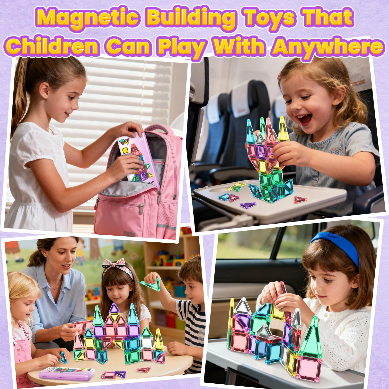 Minecftoy mini tiles are compatible with larger sets for expanded play