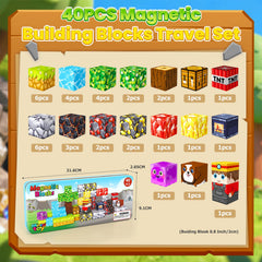 Open-ended play with Minecftoy blocks supports 2D to 3D thinking