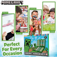 Minecraft 24-pack felt tip pens for precise, colorful sketches