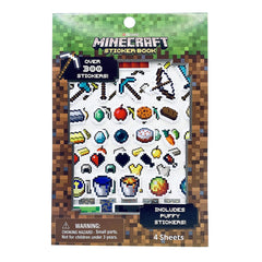 Minecraft High stickers foil sheets add sparkle to school supplies