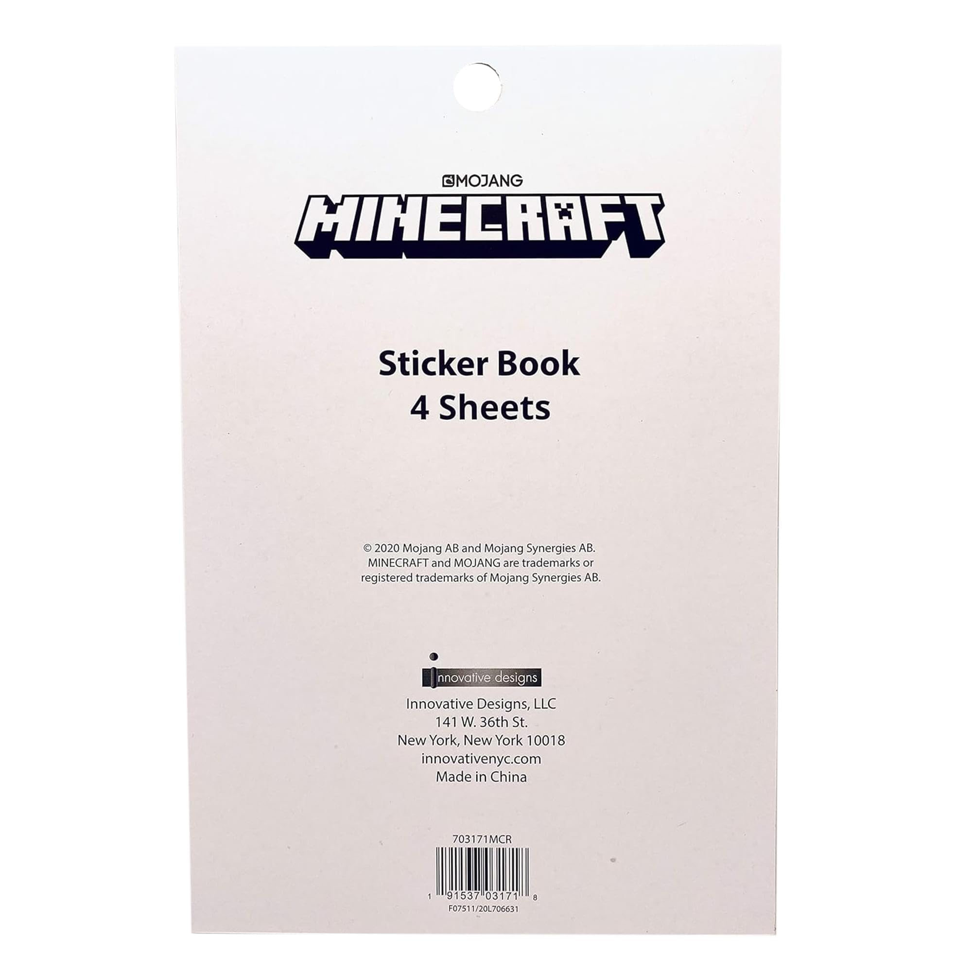 Minecraft kids sticker collection for classrooms and home crafts