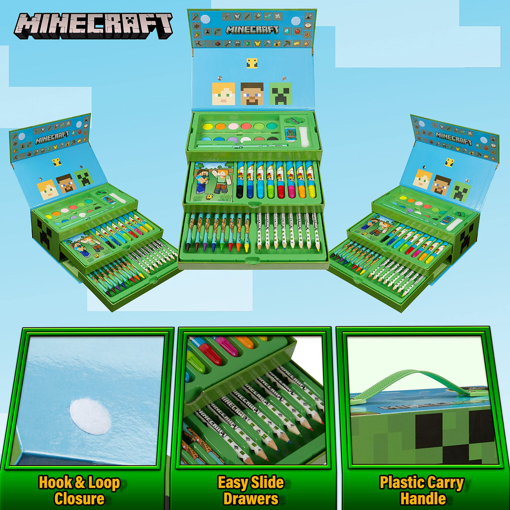 Minecraft markers eight-pack for bold lines and creative designs.