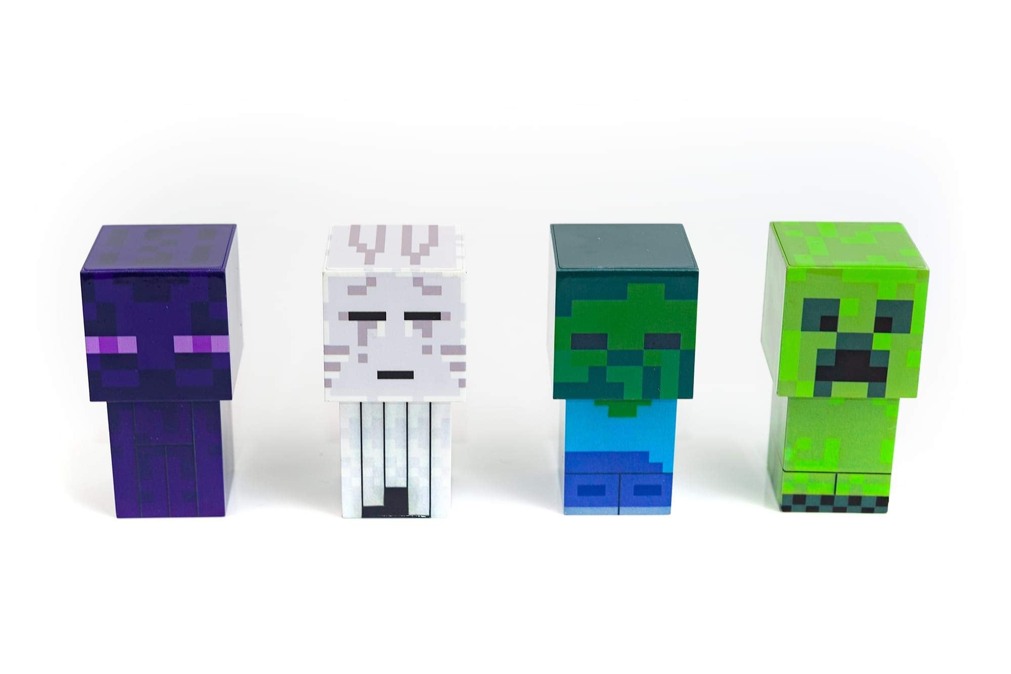 Minecraft Mini Mob mood light set with four figures for cozy decor