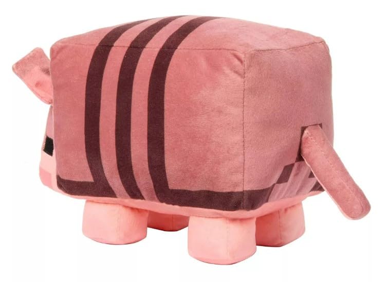 Minecraft plush features pixelated details perfect for collection and display
