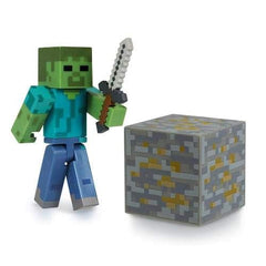 Minecraft Series 1 action figures pack enhances collectible display and play possibilities.