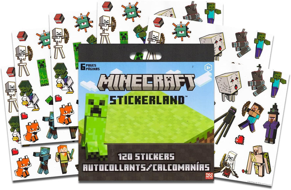 Minecraft two sticker books bundle for easy party activity ideas.