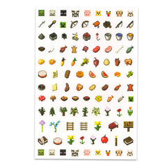 Minecraft stickers and temporary tattoos support fun party favors and crafts.