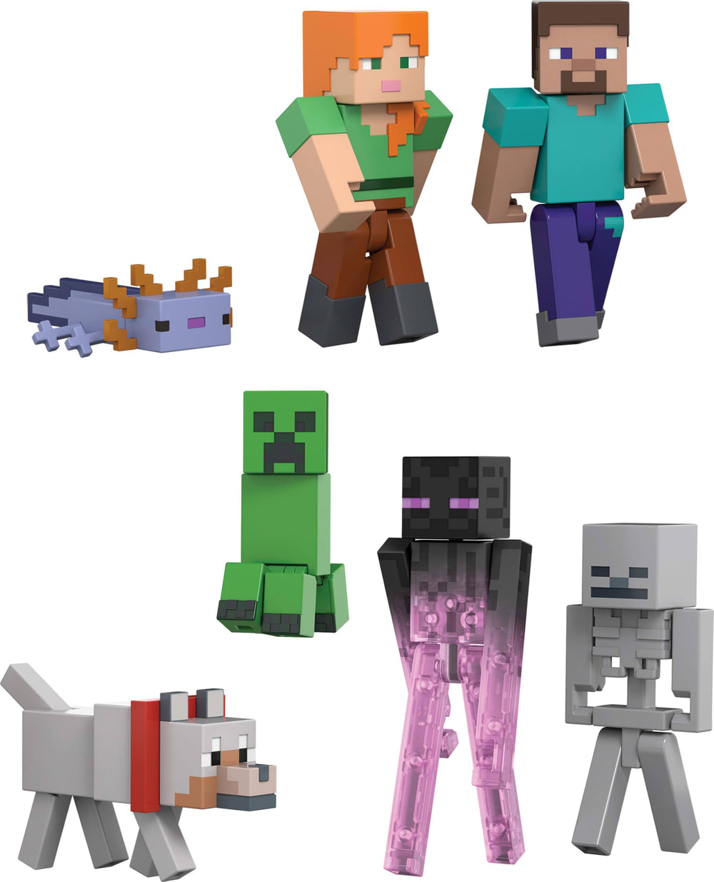 Minecraft Enderman figure for suspenseful scenes and adventures.