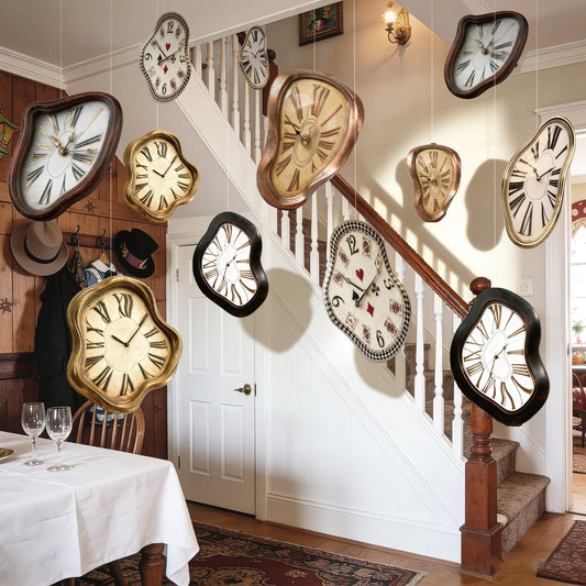 MinFyberd Wonderland Clock Cards banner for magical party backdrops and photos.