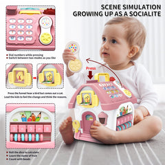 Ming You learning house volume control lets caregivers adjust sound levels for play.