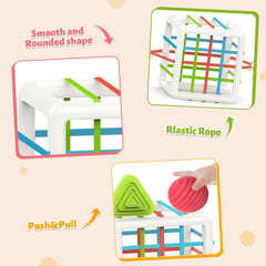 MINGKIDS ABS frame rounded edges toy promotes safe toddler play.