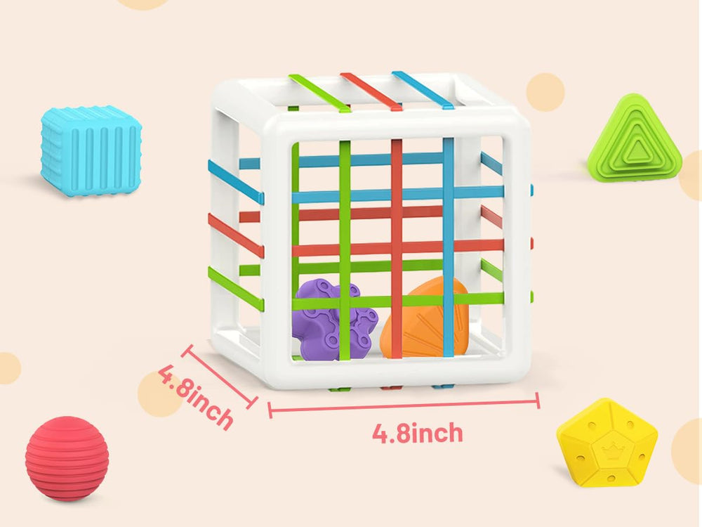 MINGKIDS colourful textured shapes aid colour and shape recognition.